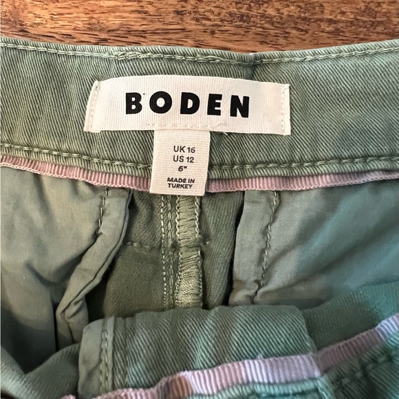 NWT Boden Chino Shorts, 6” inseam. Size 12 - Picture 4 of 5